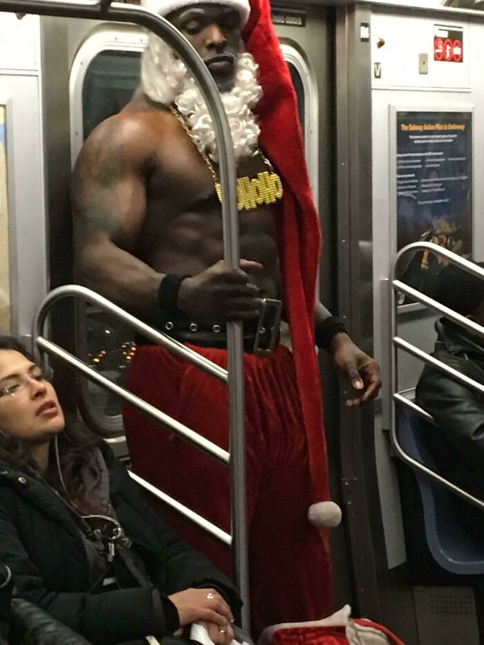 buff black santa subway