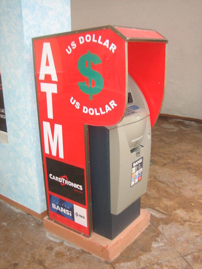 "ATMs and public toilets are equally as dirty."