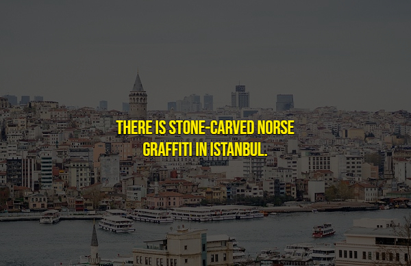 cityscape - There Is StoneCarved Norse Graffiti In Istanbul. Ee Te Fete