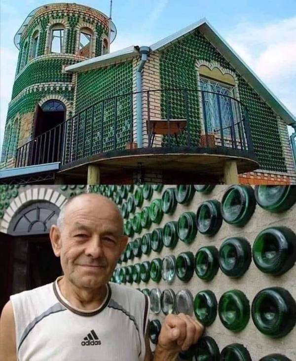 wins - wholesome - ftw- house built from heineken bottles - Octo adidas