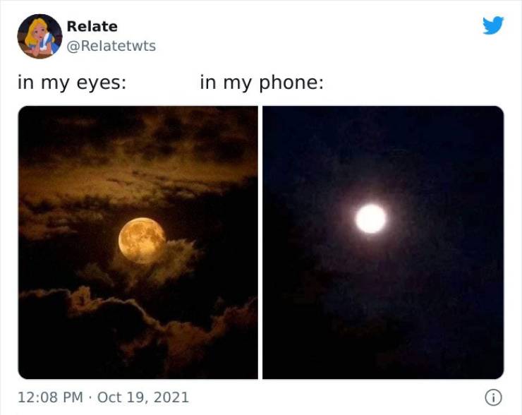 relatable tweets moon