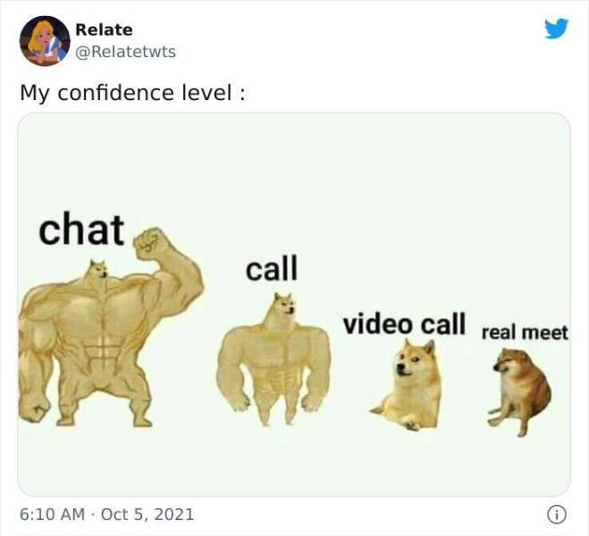 relatable tweets confidence