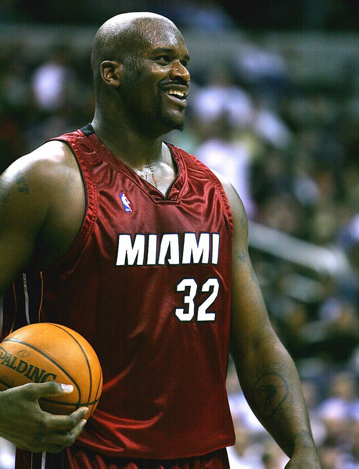 fascinating facts  - - shaq basketball - Miami 32 Palding