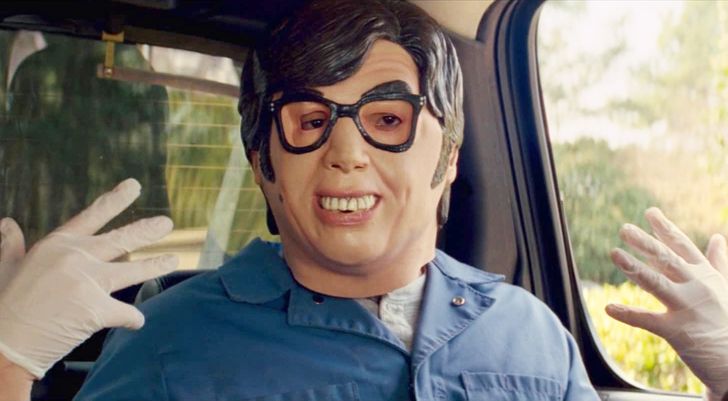 Before robbing the bank, the characters of Baby Driver are putting on masks that look like Mike Myers. The studio wanted to use original Michael Myers masks from Halloween but failed to get legal permission to do it. That’s when the producers called Mike Myers, and he gave them permission to use the masks that looked like his face.