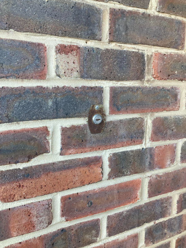 “I found a keyhole in a brick wall.”