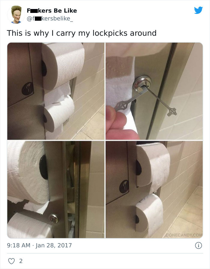 chaotic good - heroes - robin hoods - toilet paper - Ikers Be This is why I carry my lockpicks around Conecandy.Com 2