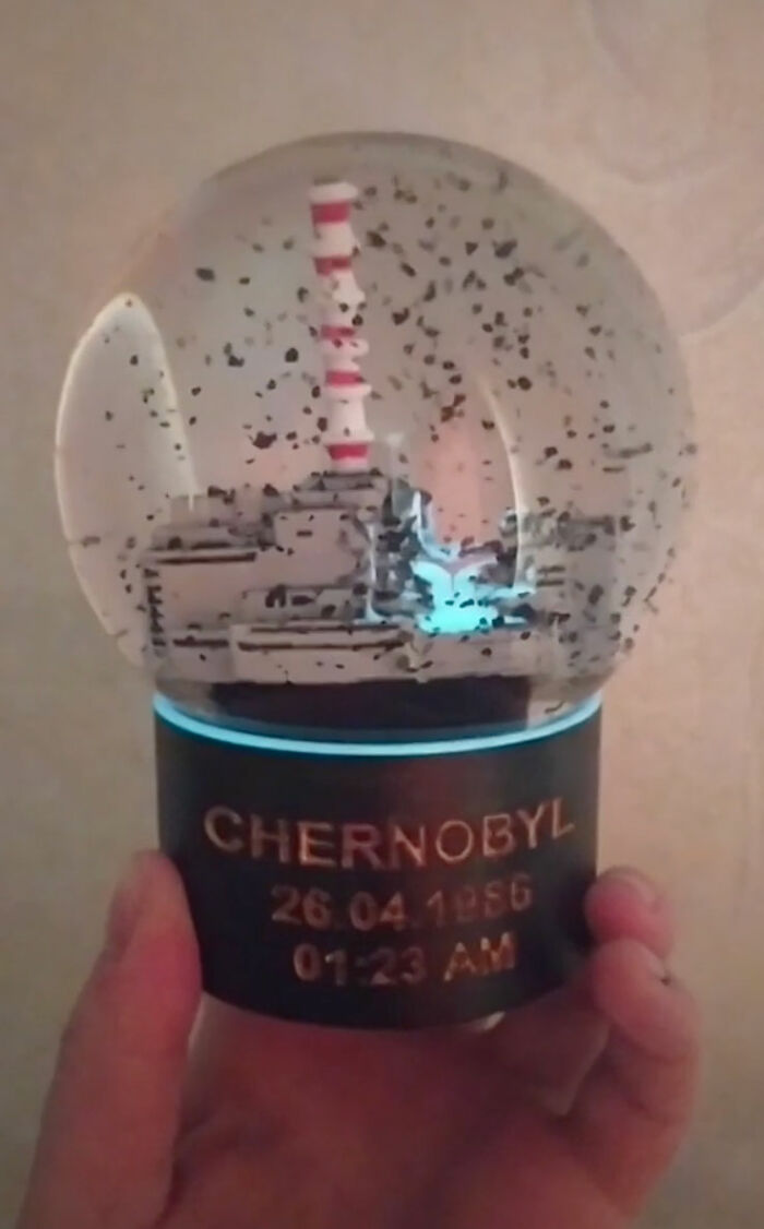 Chernobyl Snow Globe