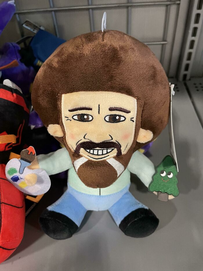 Little Stuffed Bob Ross