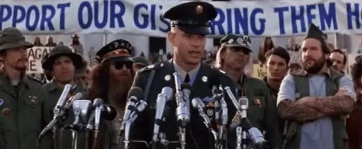 movie facts and easter eggs  - forrest gump that's all i have to say about that - Pport Our Gisoring Them H Ag E Ind