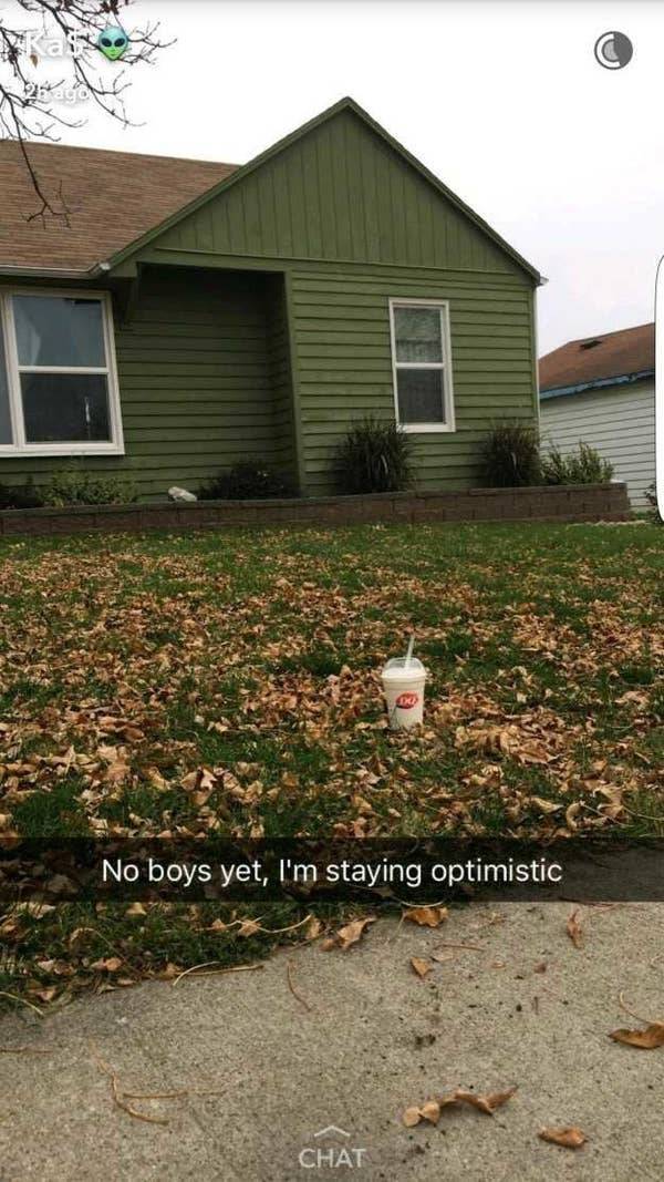 milkshake in the yard - No boys yet, I'm staying optimistic Chat
