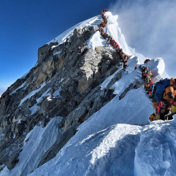 fascinating photos - everest summit queue