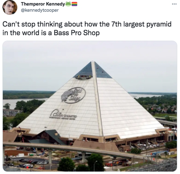 mud island river park - Themperor Kennedy Can't stop thinking about how the 7th largest pyramid in the world is a Bass Pro Shop Sus 2010 Situs Cougated