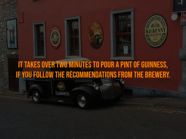 trucks beer hd - E Te Bar wwers Kilkenny Irish Beer Cs It Takes Over Two Minutes To Pour A Pint Of Guinness, If You The Recommendations From The Brewery. Guinness