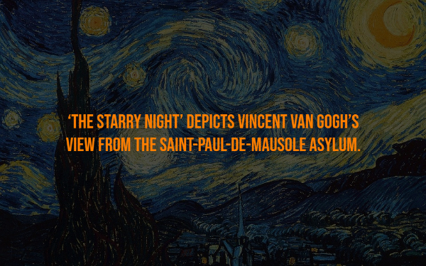 van gogh starry night - 'The Starry Night' Depicts Vincent Van Gogh'S View From The SaintPaulDeMausole Asylum.