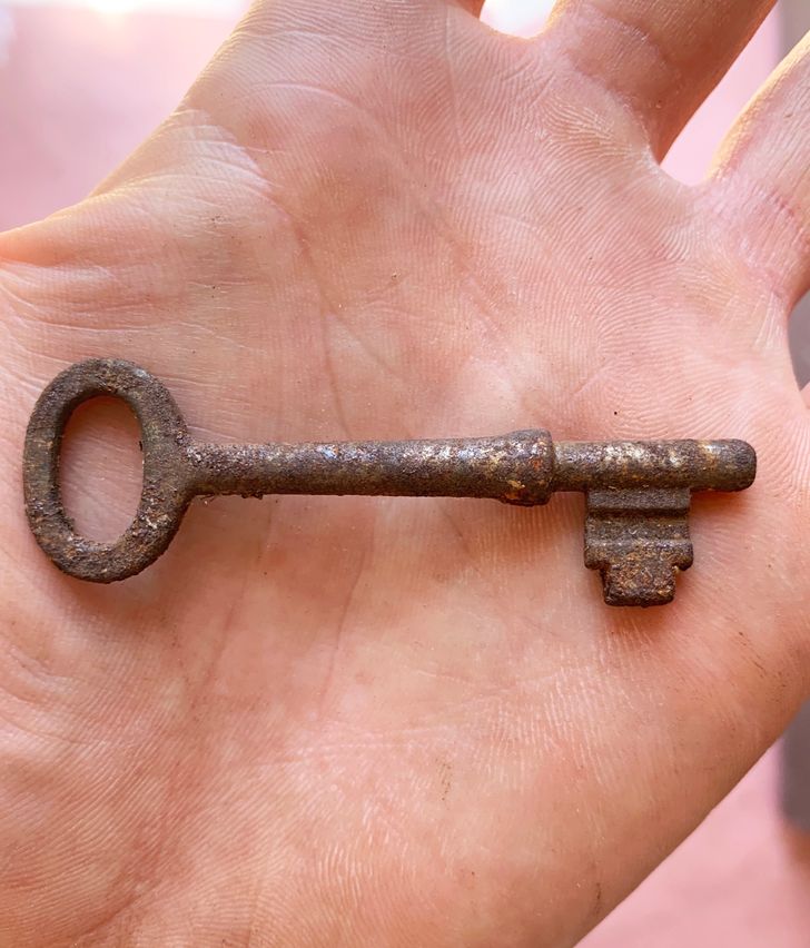 “Found an old key while renovating my 100±year-old house.”