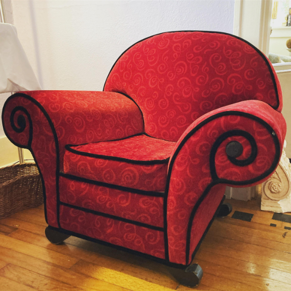 “Found an IRL Thinking Chair at an estate sale today.”