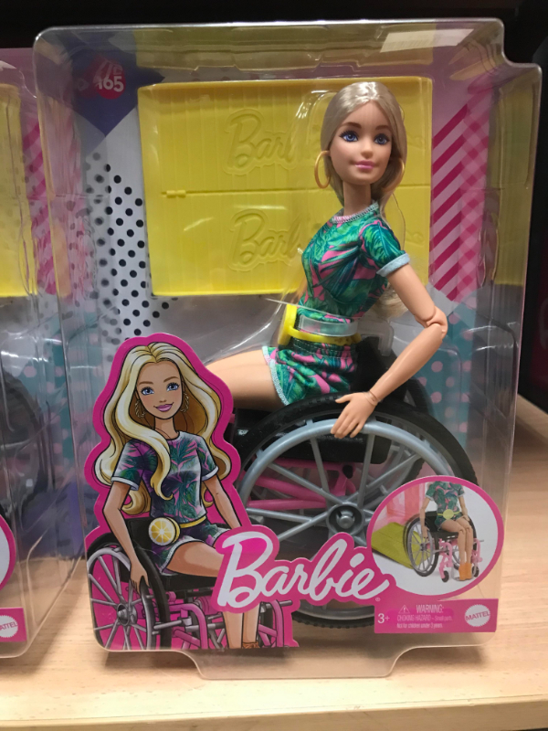 This wheelchair Barbie.