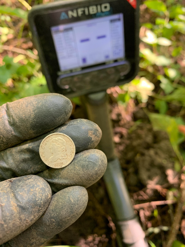 “Found this 1829 silver half-dime in the woods. Nickels weren’t invented yet.”