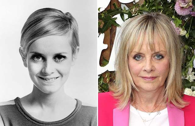 supermodels then and now - twiggy now and then