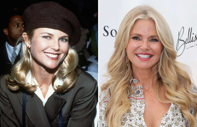 supermodels then and now - christie brinkley 1982