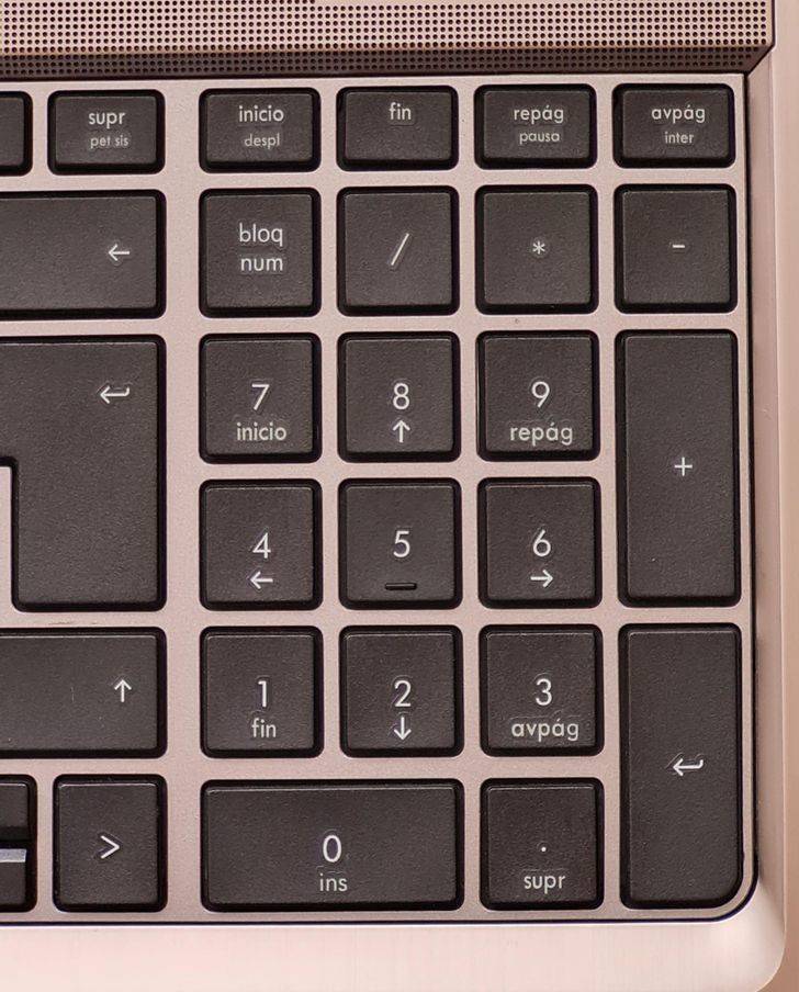 “My laptop’s keyboard has an optical illusion where you can see dots between the keys.”
