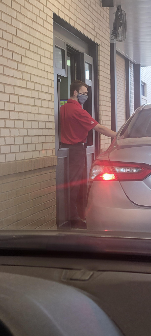“This brand new Chik-Fil-A near me has an order window that is also a door.”