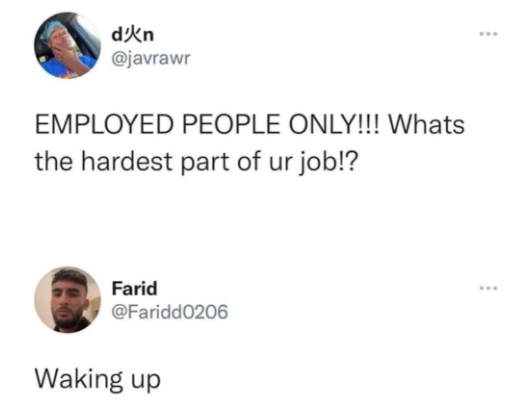 merry christmas spanish memes - din Employed People Only!!! Whats the hardest part of ur job!? Farid Waking up