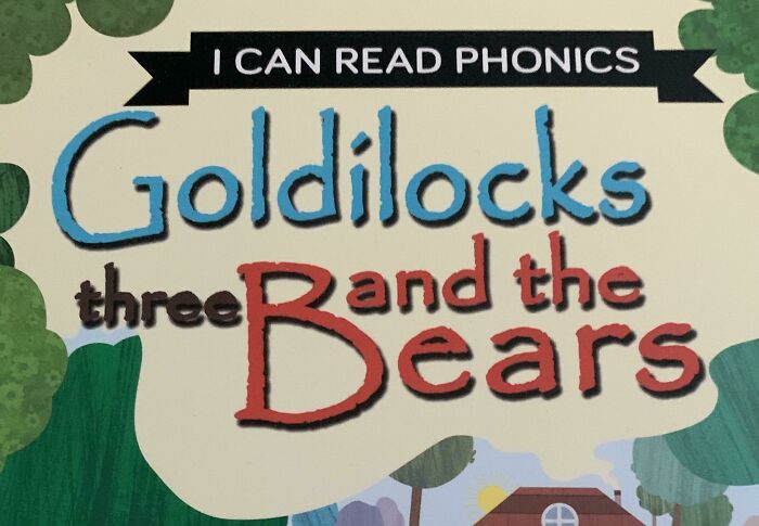 funny signs- banner - I Can Read Phonics Goldilocks three Rand the ears "B