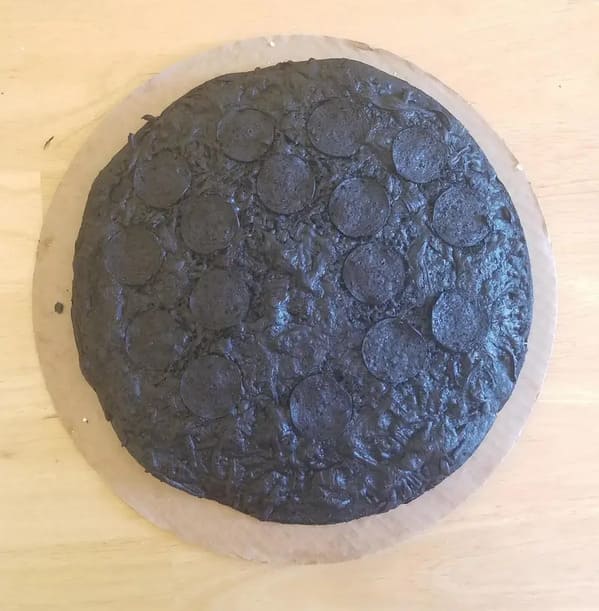 “Boyfriend made meat circle pizza and left it in the oven for 5 hours. I’m no longer the bad cook of the family”