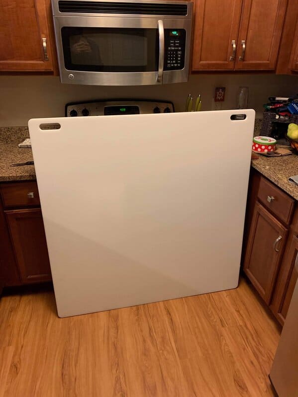 “My friend’s GF’s dad sent them an xxxxl cutting board for their housewarming by mistake.”