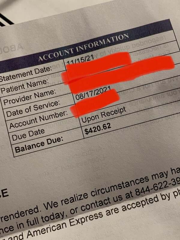 I passed out in the parking lot of the emergency room, and they sent an ambulance to take me 15 feet.