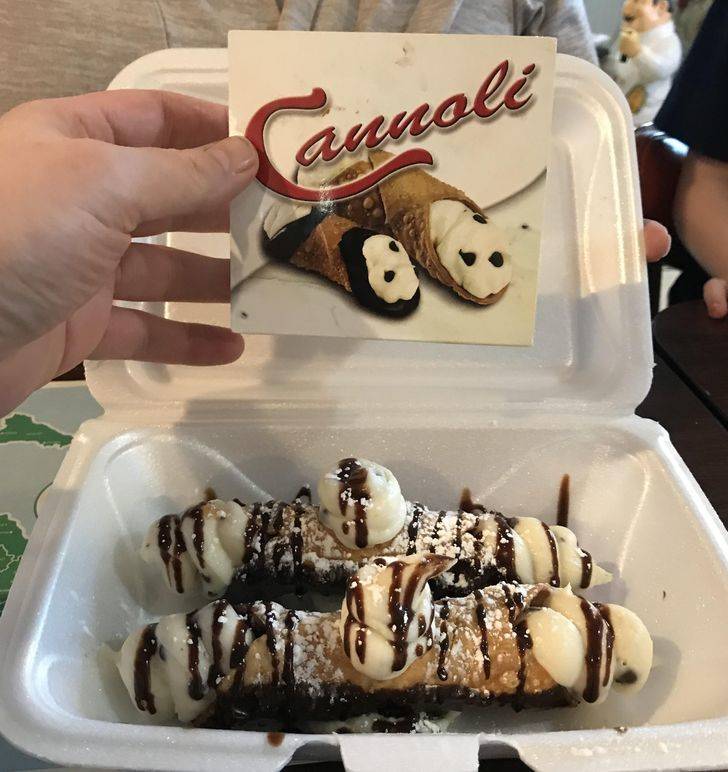 ’’Our cannoli were a very pleasant surprise.’’