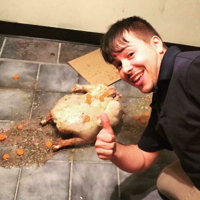My Friend Dropped His Thanksgiving Turkey