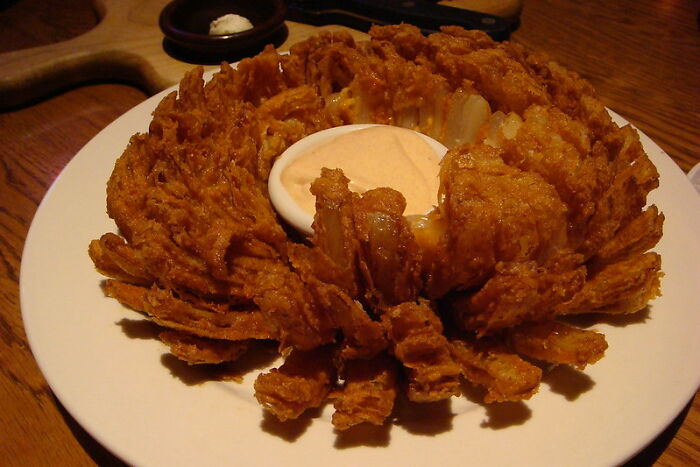 Used to work as a server at outback.

The bloomin onion costs around 70 cents to make and they sell it for like 8 bucks