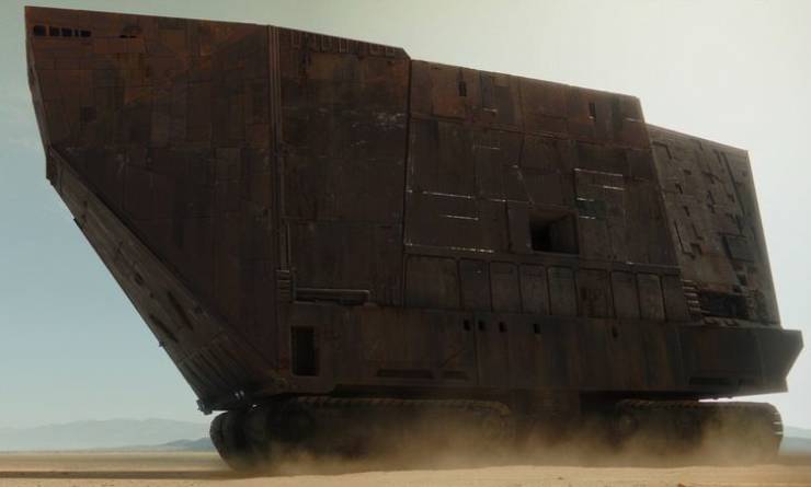 While filming on-location in Tunisia, the Libyan government became worried about a massive military vehicle parked near the border. The vehicle in question was a Sandcrawler. Sandcrawlers, or digger crawlers, are huge mobile fortresses used in the Star Wars universe. Their design was inspired by a NASA rover projected to explore alien planets.

The Tunisian government, however, extraneous (and probably not interested at all) to all these details, decided to politely ask director George Lucas to move the vehicle away from the border.