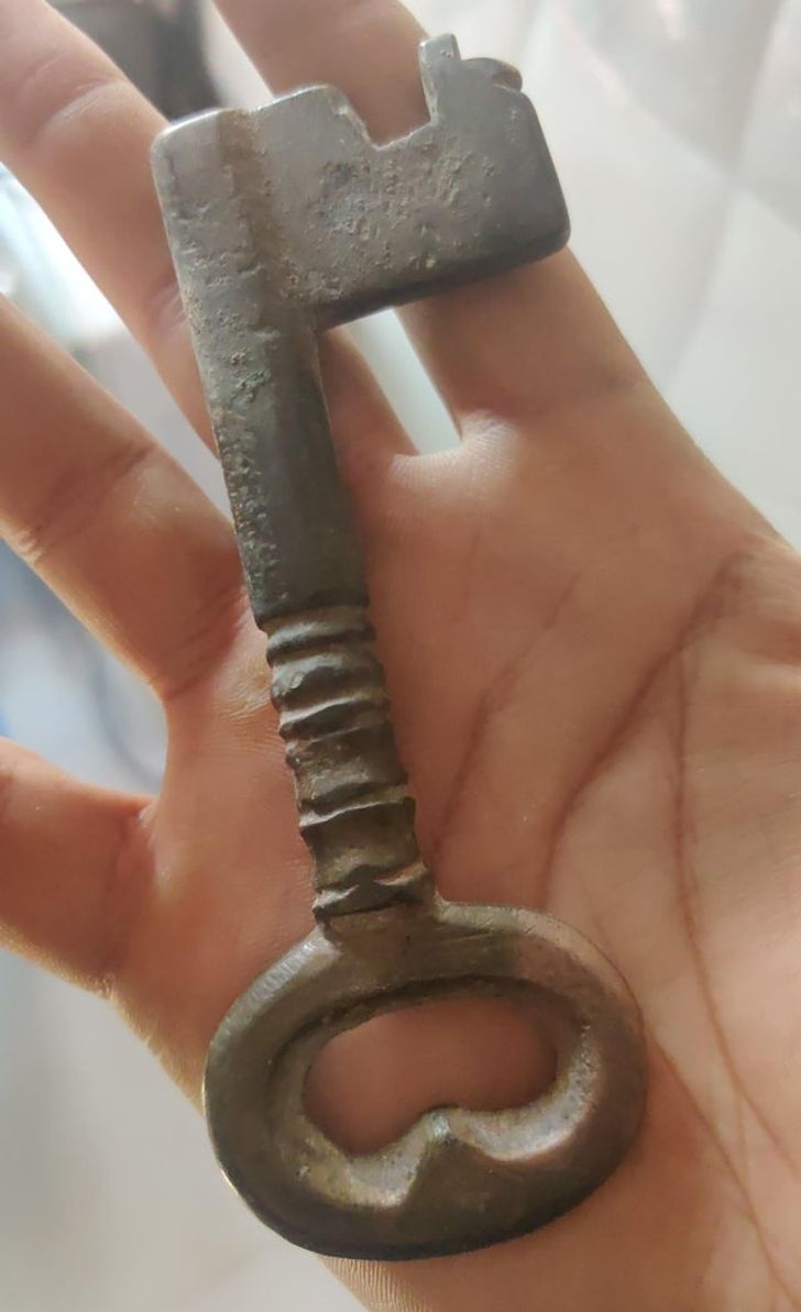 “This very old key I found during Diwali cleaning in my house”