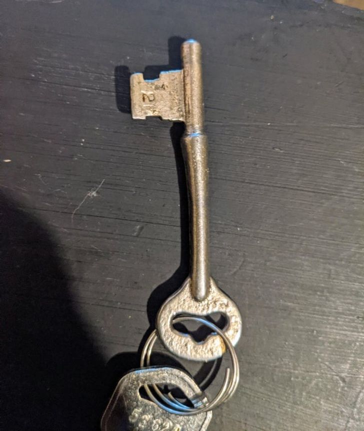 “The original key to my house built in 1937. It still unlocks all of the doors in the house.”