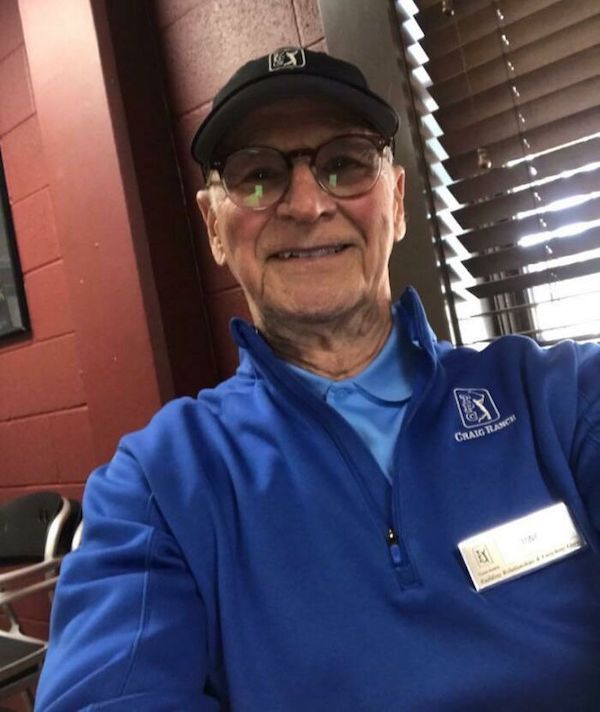 My 75 y/o dad just got his dream job working TCP Craig Ranch golf course as an attendant.

He was so proud of his uniform and the fact he gets a hot lunch on the day he works. It’s his first hourly position since he was a teenager. Look how happy he looks.