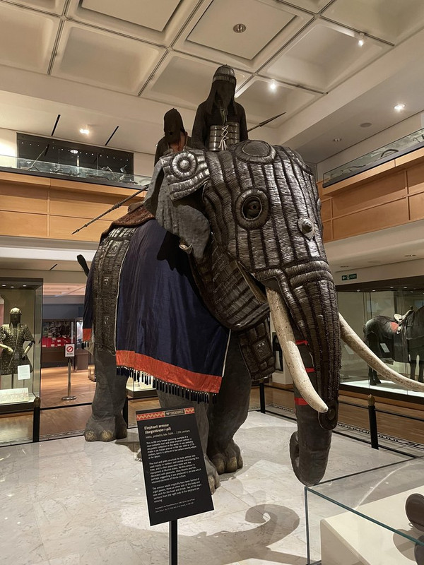 Elephant armour made in India in the late 16th century