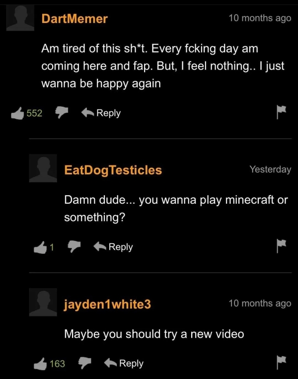 35 Pornhub Comments That Are Something Else.