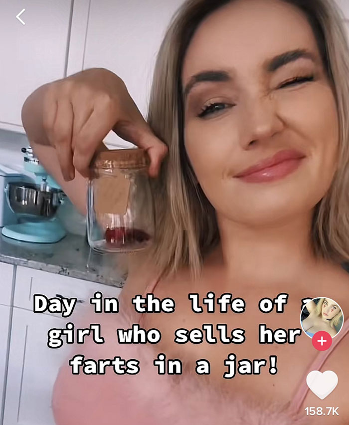 lip - Day in the life of girl who sells her farts in a jar!