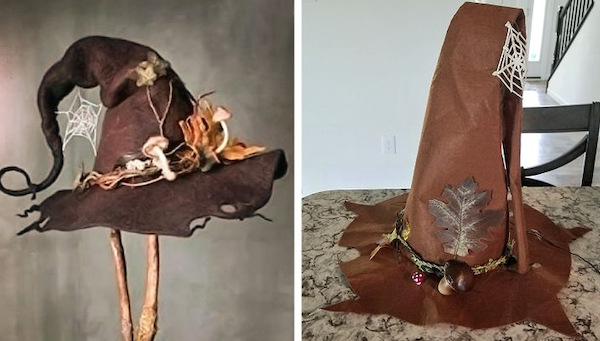 The witch hat I ordered online vs The one I received