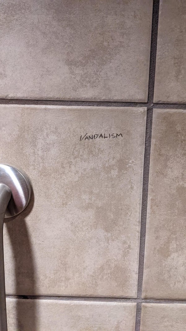 funny vandalism - wall - Vandalism