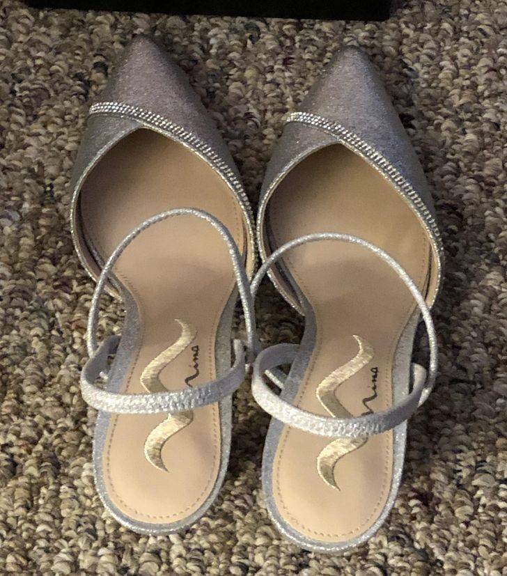 “I ordered shoes to wear at my wedding next month and was so excited to try them on until I opened the box.”