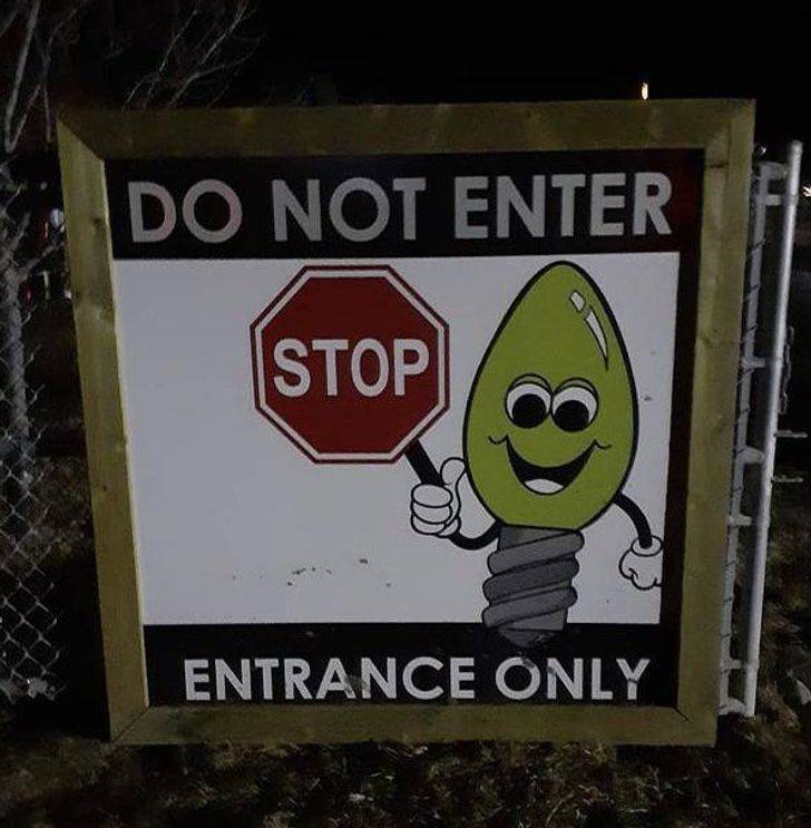 “So if I can’t enter the entrance only, how do I get into the entrance?”