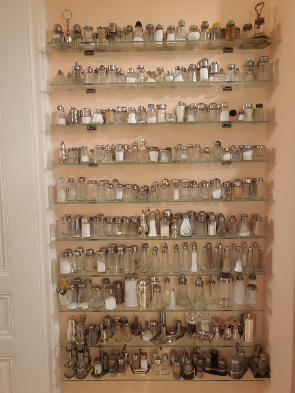 “My dads salt and pepper shaker collection.”