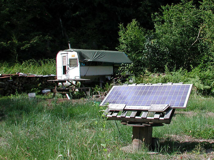 Living off the grid without a permit