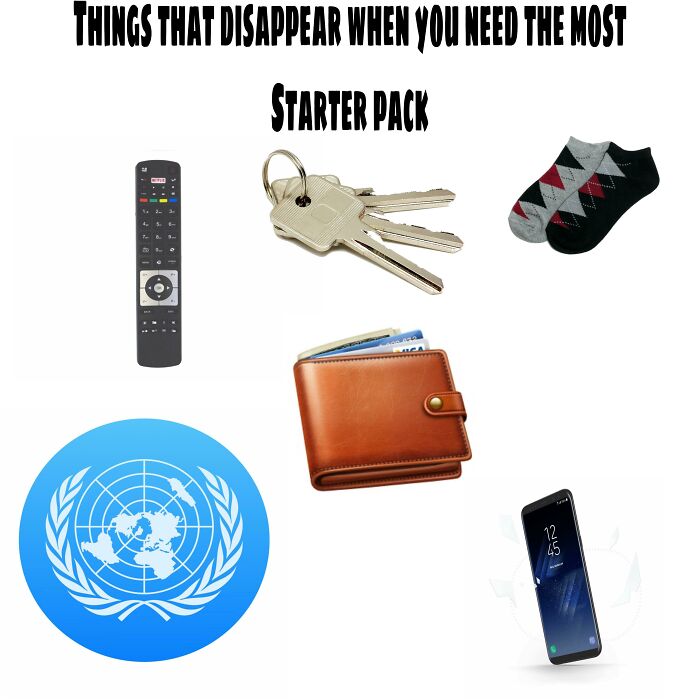 starter pack memes  - unrwa usa - Things That Disappear When You Need The Most Starter Pack 12 45