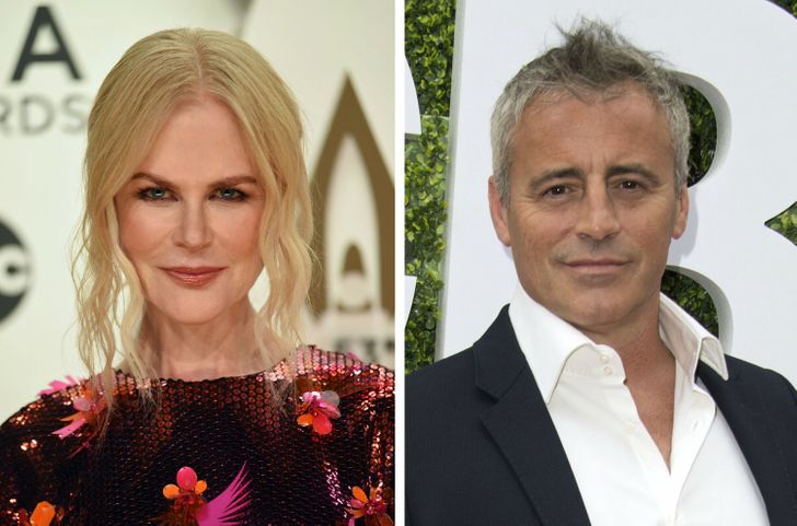 Nicole Kidman and Matt LeBlanc are 54.