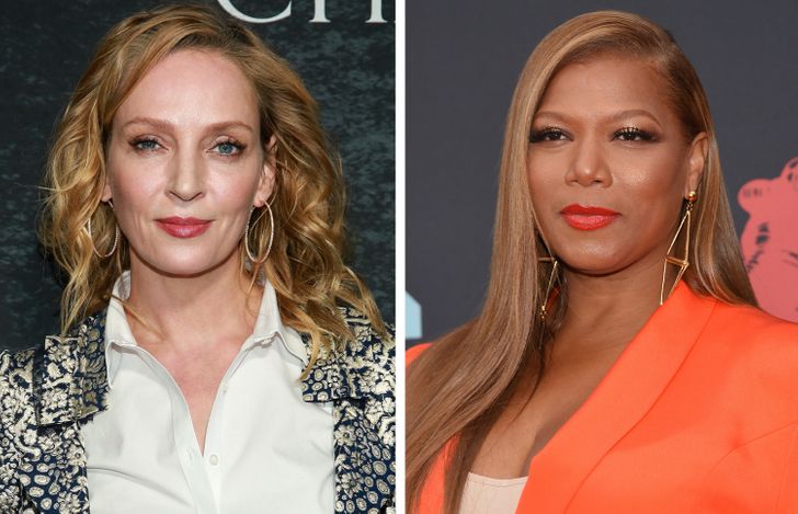Uma Thurman and Queen Latifah are 51.